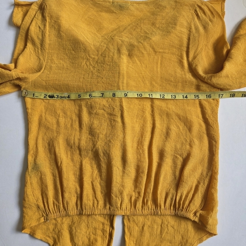 Mine Golden Ruffle Blouse - Picture 6 of 8